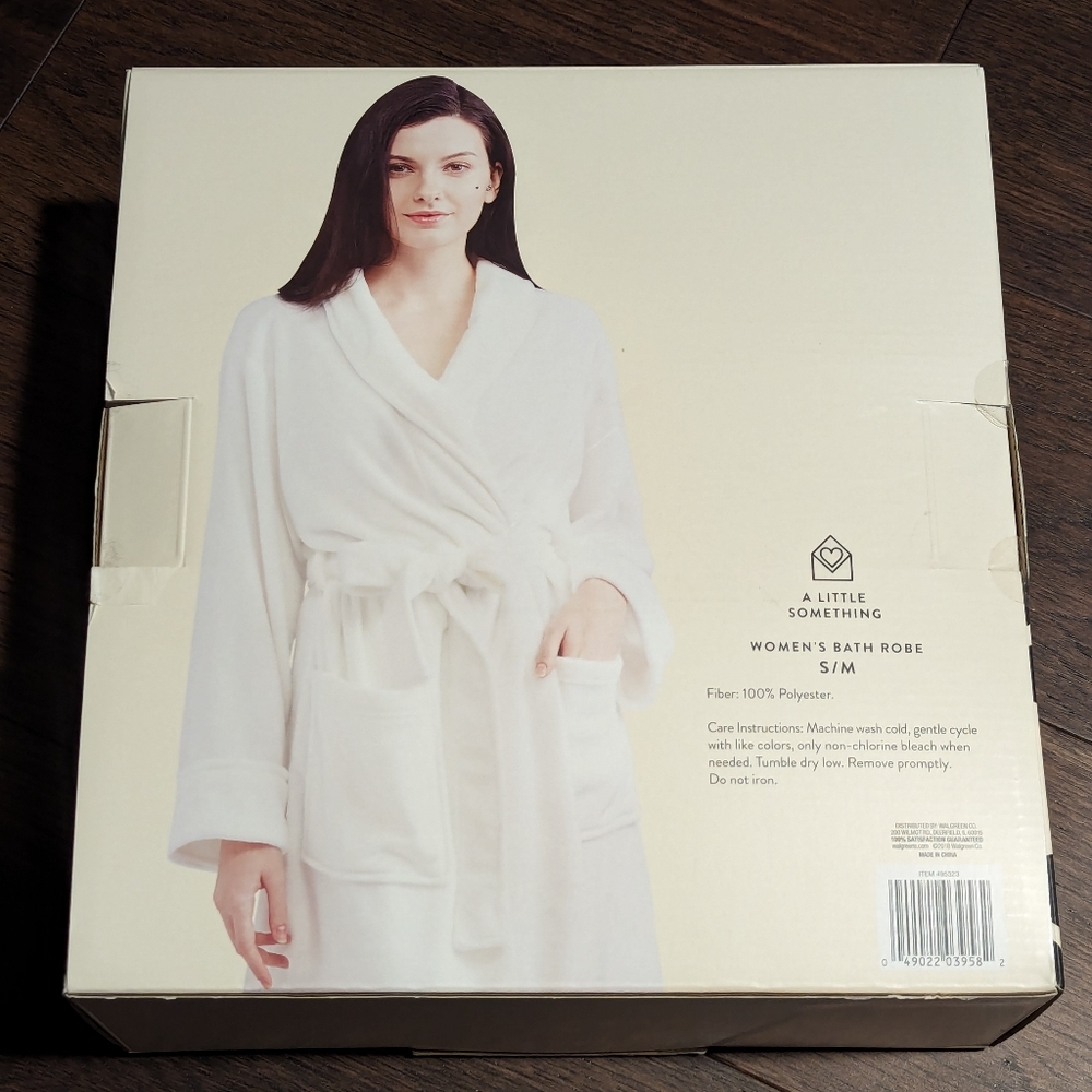 ¾-Length Robe (Super Soft) Size S/M - Picture 2 of 3